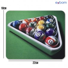 Mouse Pad 22x18cm MP-2218 Exbom - Snooker